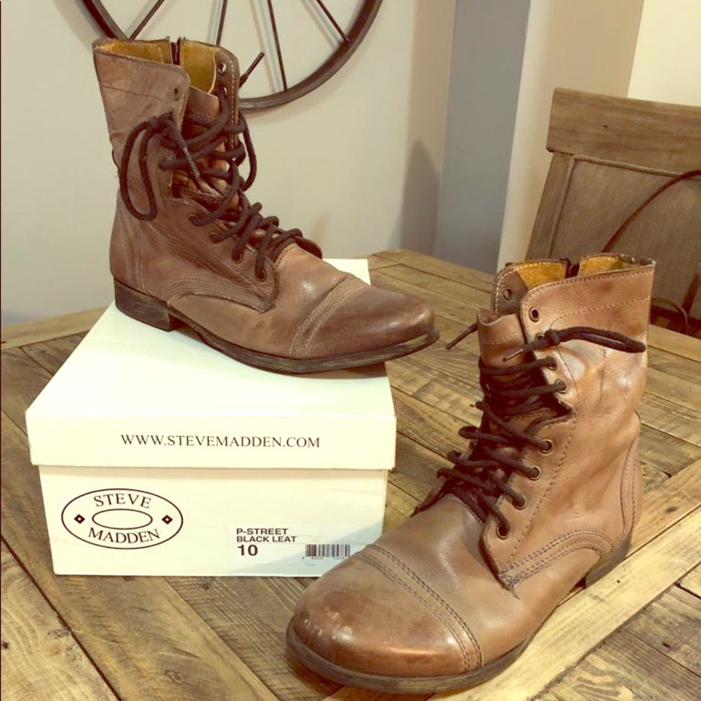 Steve Madden P-street Brown leather